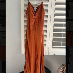 Nicole Miller Satin Midi dress